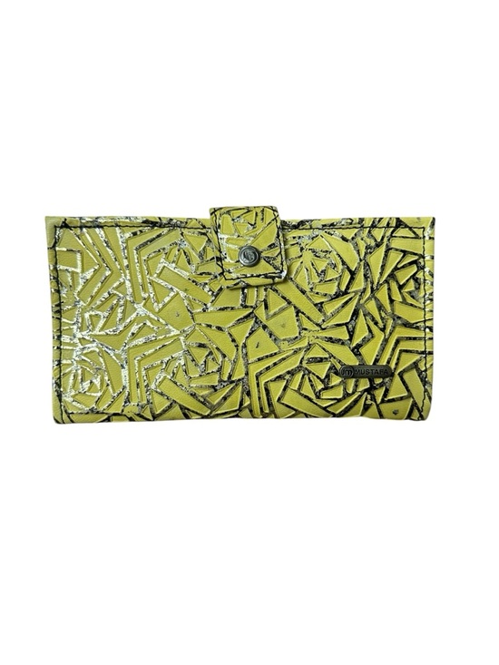 Handbags - Yellow gold leather Geometric Wallet and cards holder